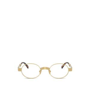 Miu Miu Gold Glasses & Frames Men